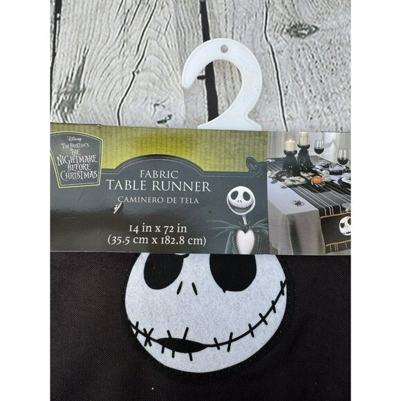 Nightmare Before Christmas Movie Jack Halloween Party Decoration Table Runner - Picture 3 of 5